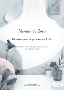 Cover Primeiros Passos no Alemão – Kit Início (7 dias)